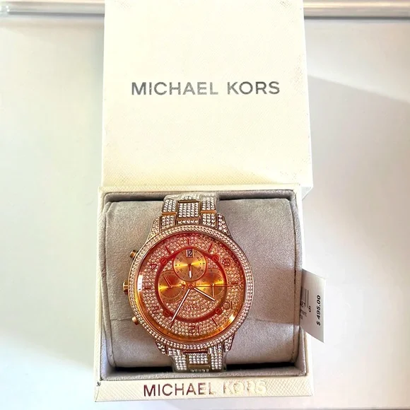 MK 6635 Rose Gold Michael Kors Ladies Watch Parker MK5663 | Watches Prime main image 4